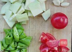 Northwestern style garlic eggplant ~ Northwest cuisine recipe illustration 2