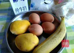 How to make mango pancake Illustration 1