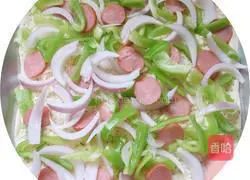 Pizza (pork floss) recipe illustration 5