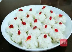 Illustration of how to make pearl dumplings 7