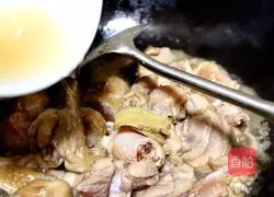 Illustration of how to make braised chicken and rice 6