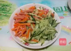 Illustration of how to make three-thread fried rice noodles 5