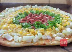 Rainbow Pizza Recipe Illustration 12