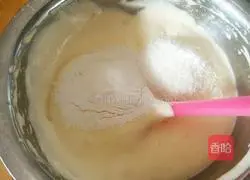 Blueberry Popped Coconut Sponge Cake Recipe Illustration 6