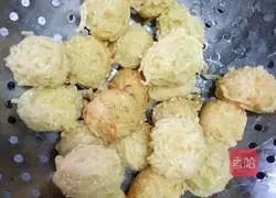 Illustration of how to make fried radish balls 10