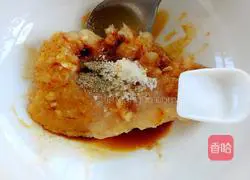 Illustration of how to make pan-fried chicken patties 7