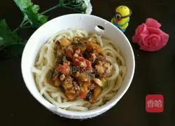 Illustration of how to make Sanding Braised Noodles 5 