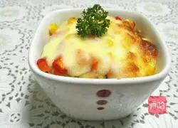 Cheese Baked Bacon Potatoes Recipe Illustration 8