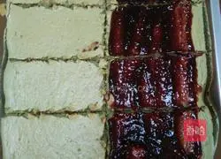 Matcha Blueberry Cake Recipe Illustration 5