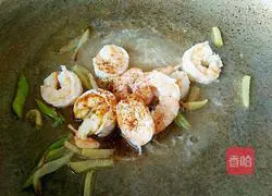 Illustration of how to make shrimp and rapeseed 8