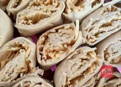 Illustration of how to make black oatmeal noodles 8