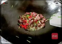 How to cook donkey blood with chili pepper Illustration 7