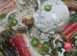 Illustration of how to make pickled cabbage and tofu pudding 10