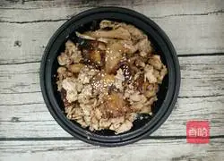 Illustration of how to make snacks (mixed with barbecue) 9