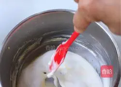 Illustration of how to make French dessert