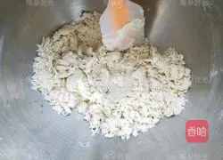 Illustration of how to make flower bean paste bread 3