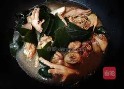 Illustration of how to make kelp braised chicken nuggets 6