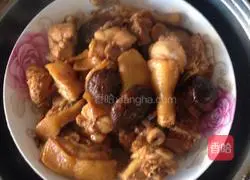 Illustration of how to make steamed chicken with mushrooms 5