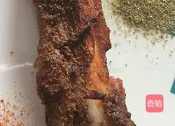 Illustration of home-style oven roasted leg of lamb 8