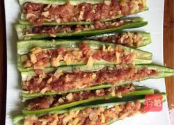 Illustration of how to make meat-stuffed green peppers 8