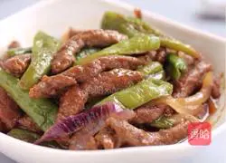 Illustration of how to make beef tenderloin with Hangzhou pepper 8