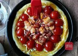 Illustration of how to make cherry tomato and beef pizza 7