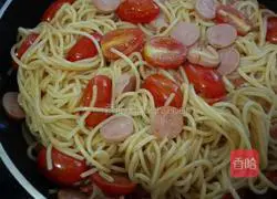 Illustration of how to make Italian tomato pasta 7