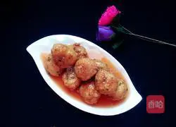 Illustration of how to make tomato sauce and radish meatballs 11