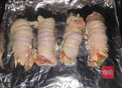 Illustration of how to make chicken leg vegetable rolls 10