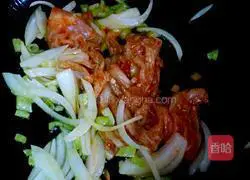 Illustration of Korean Spicy Cabbage and Tofu Soup 3