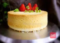 Illustration of how to make chiffon cake 15