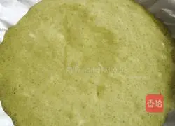 Illustration of how to make matcha cake 6