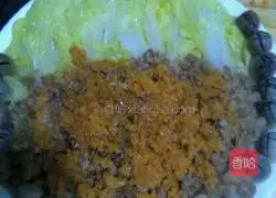 Illustration of how to make minced meat, vermicelli and baby vegetables 6