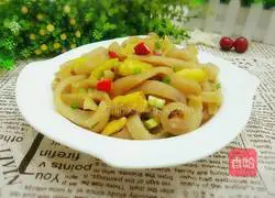 Illustration of how to make pickled pepper pig skin 11