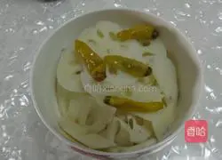 Cold lotus root recipe 4