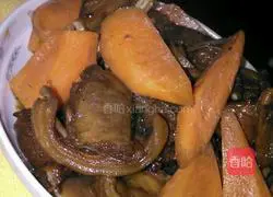Illustration of how to cook mutton with carrots 7