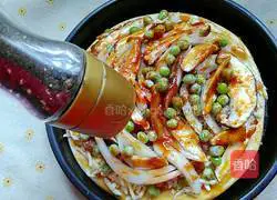 Illustration of grilled pizza 10