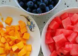 Watermelon Cream Cake Recipe Illustration 2