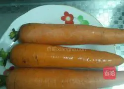 Illustration of how to make carrot meatballs 1