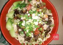 Illustration of how to make spicy spicy noodles 5