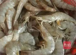 Illustration of how to make fried shrimp 1