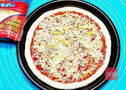 Illustration of how to make bacon and prawn pizza 11