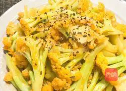 Illustration of how to make fried cauliflower with pizza sauce 6