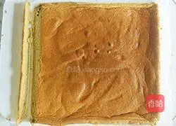 Illustration of how to make Matcha flavored cake roll 12