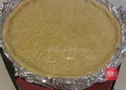 Illustration of how to make double beef cheese cheese pizza 5