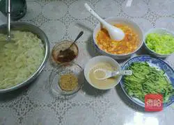 Illustration of how to make water-stretched slices ☺ 9