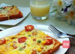 Toast Pizza Recipe Illustration 10