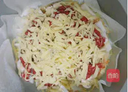 Illustration of how to make rice pizza 4