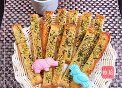 Illustration of how to make grilled seaweed bread sticks 8