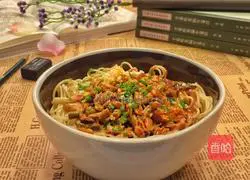 Illustration of hot dry noodles 8